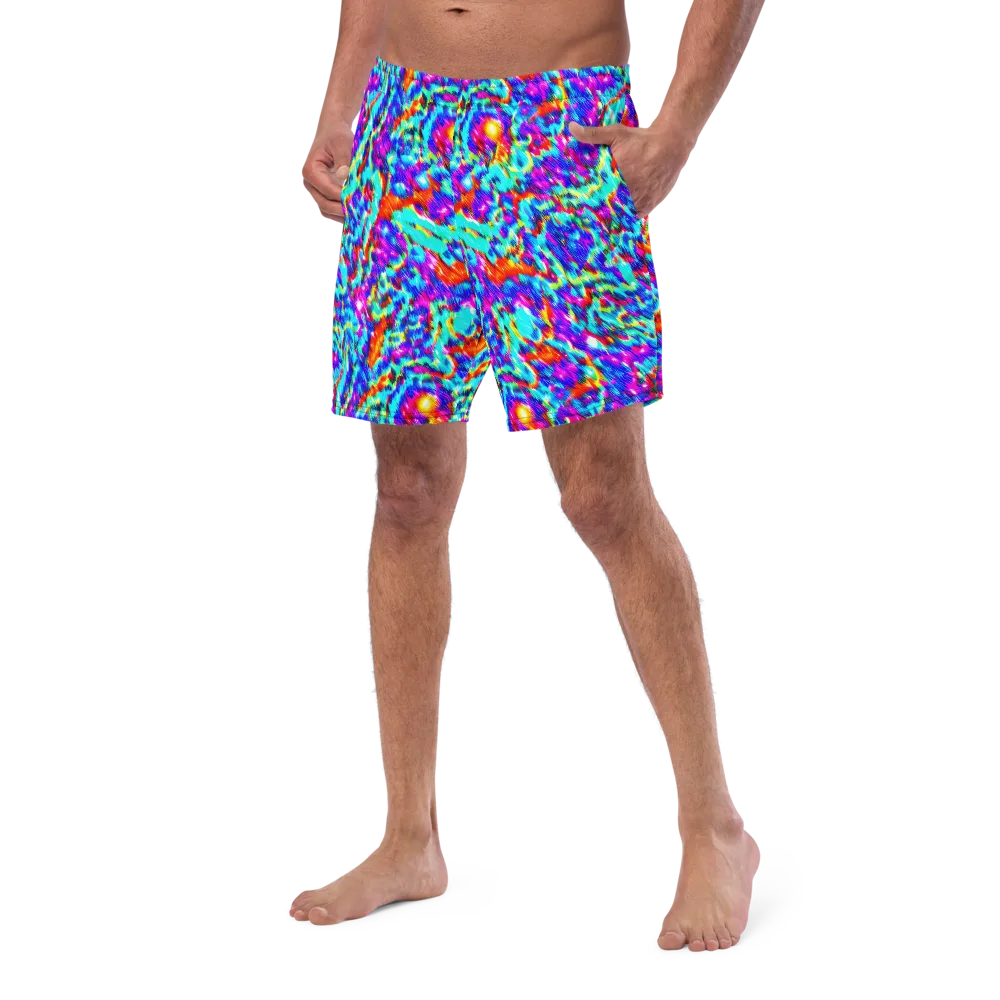 Laser Garden on Swim Trunks — Left Front