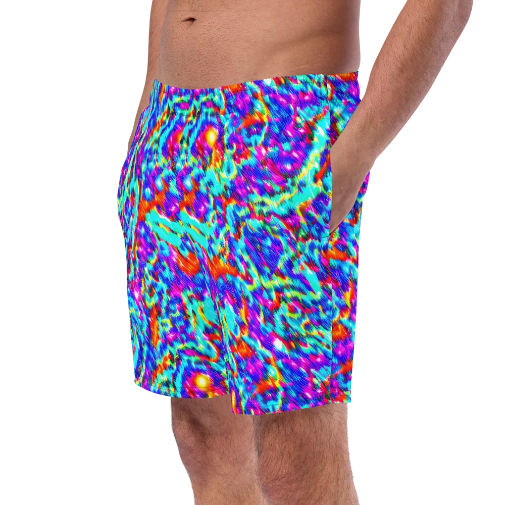 Laser Garden on Swim Trunks — Left Front