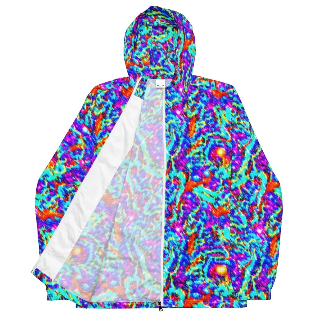 Laser Garden on Men's Windbreaker — Front