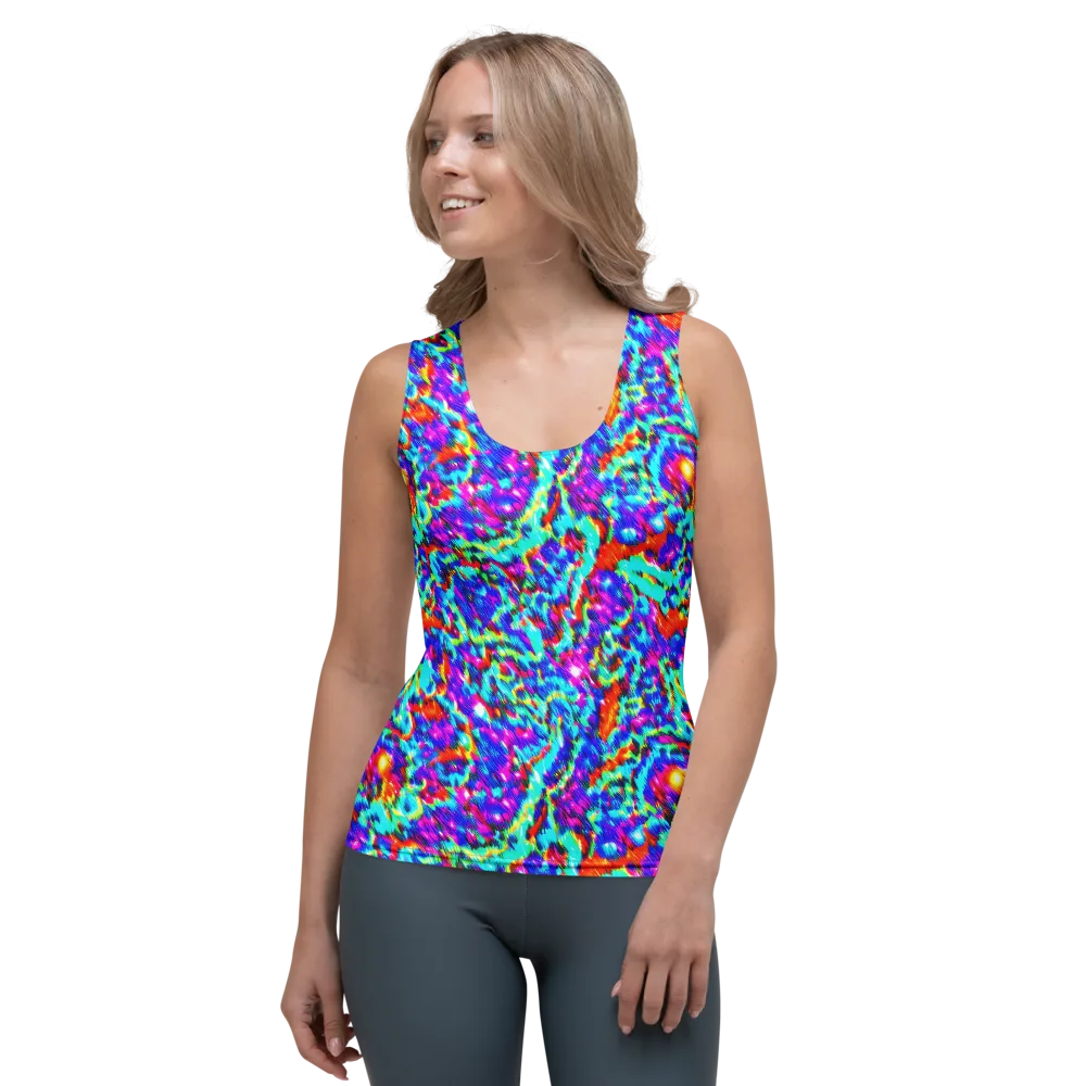 Laser Garden on Women's Tank Top — Front