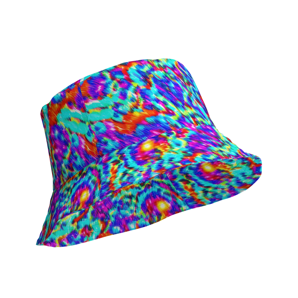 Laser Garden on Reversible Bucket Hat — Product details Outside