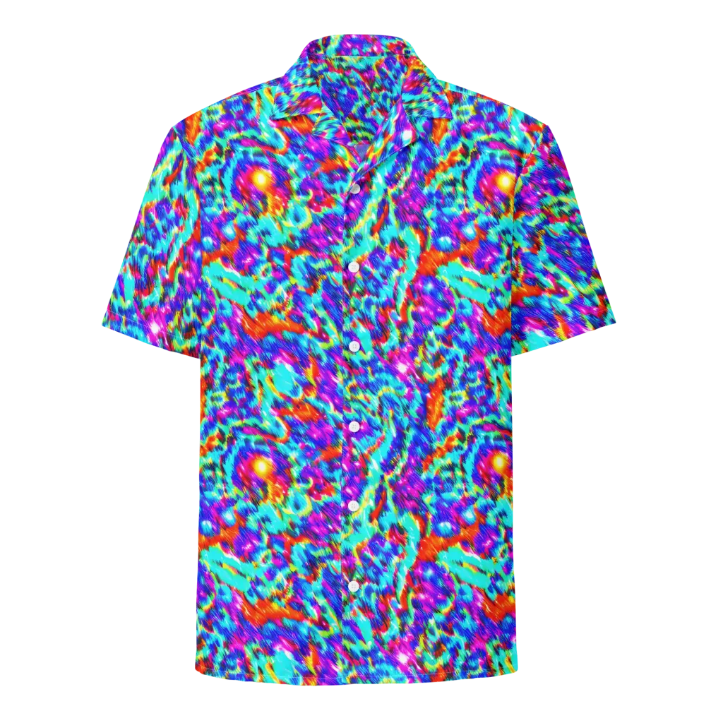 Laser Garden on Button Shirt — Front