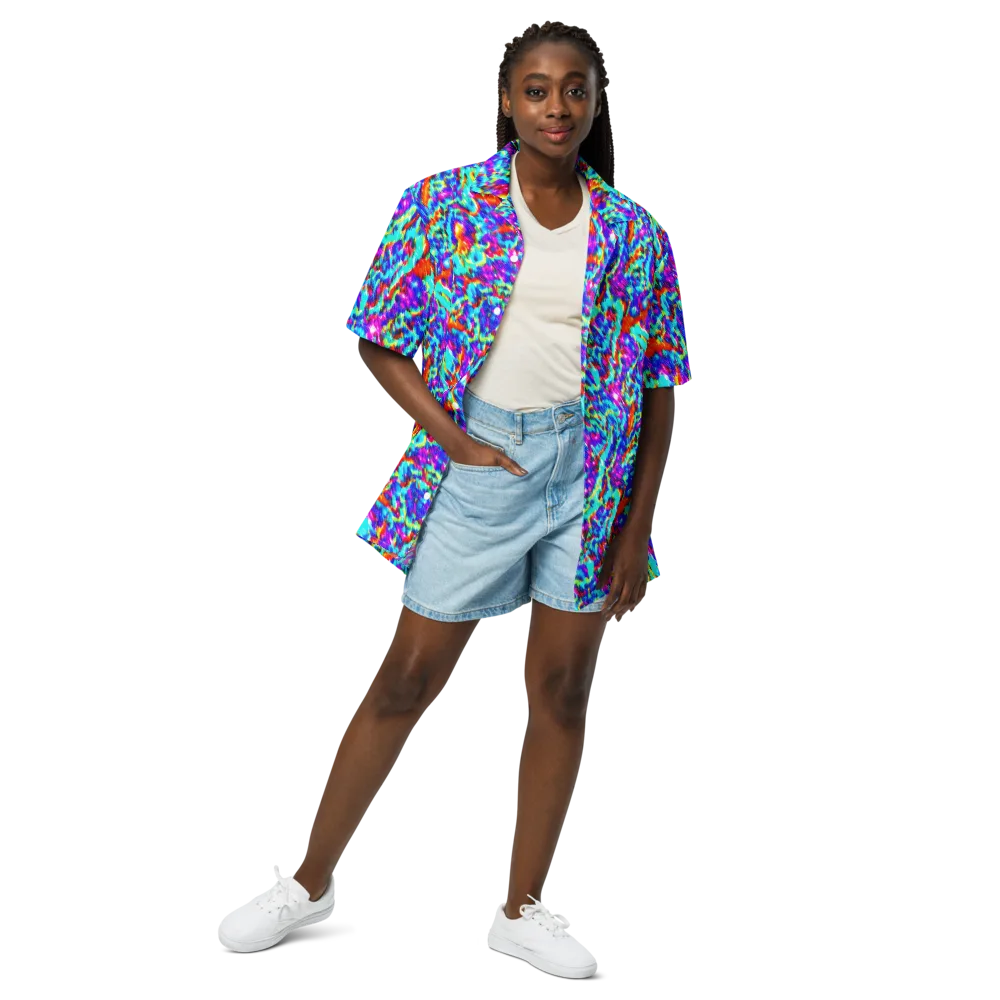 Laser Garden on Button Shirt — Front
