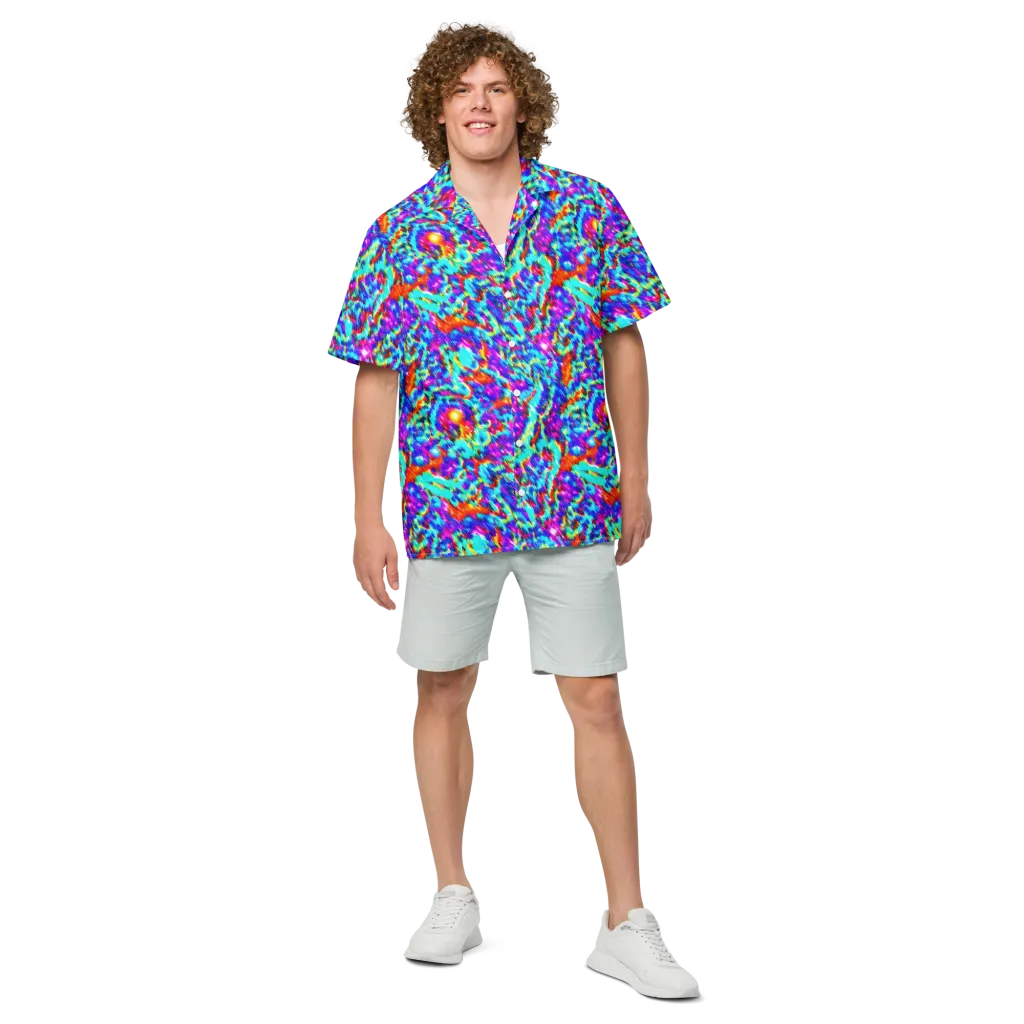 Laser Garden on Button Shirt — Front