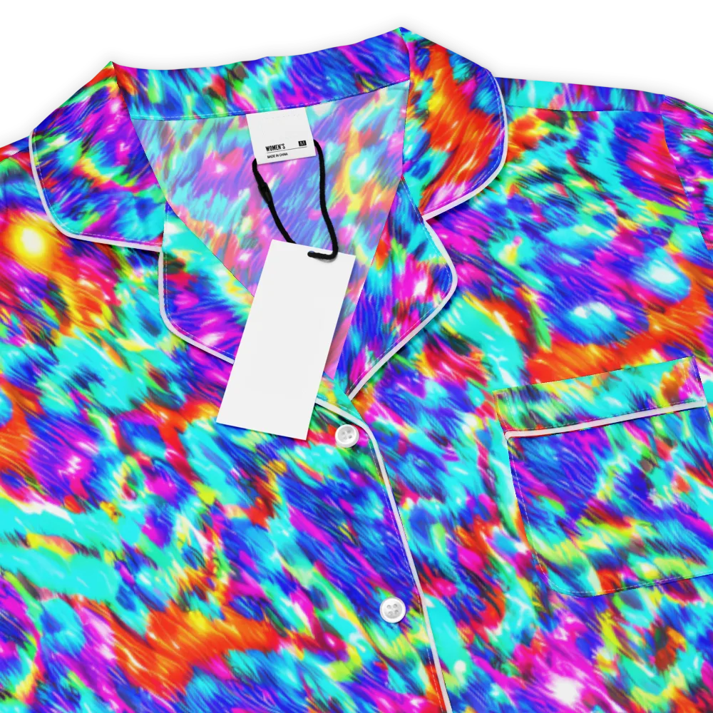 Laser Garden on Women's Short Sleeve Pajama Top — Product details
