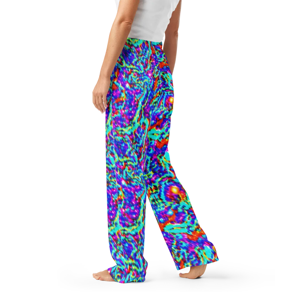 Laser Garden on Women's Pajama Pants — Left