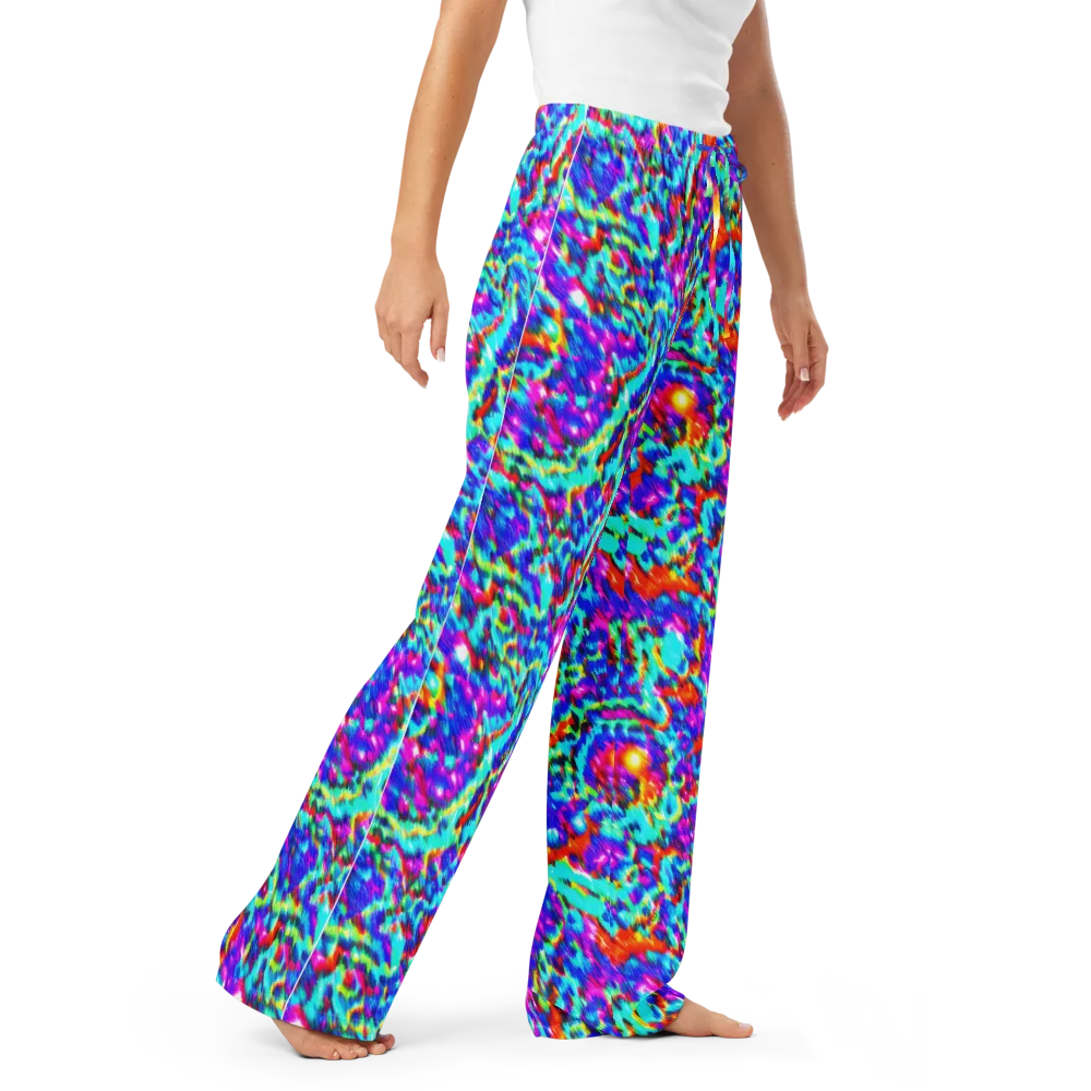 Laser Garden on Women's Pajama Pants — Right Front