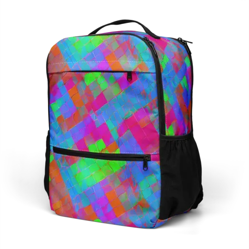 Chromatic Tapestry on a Utility Backpack