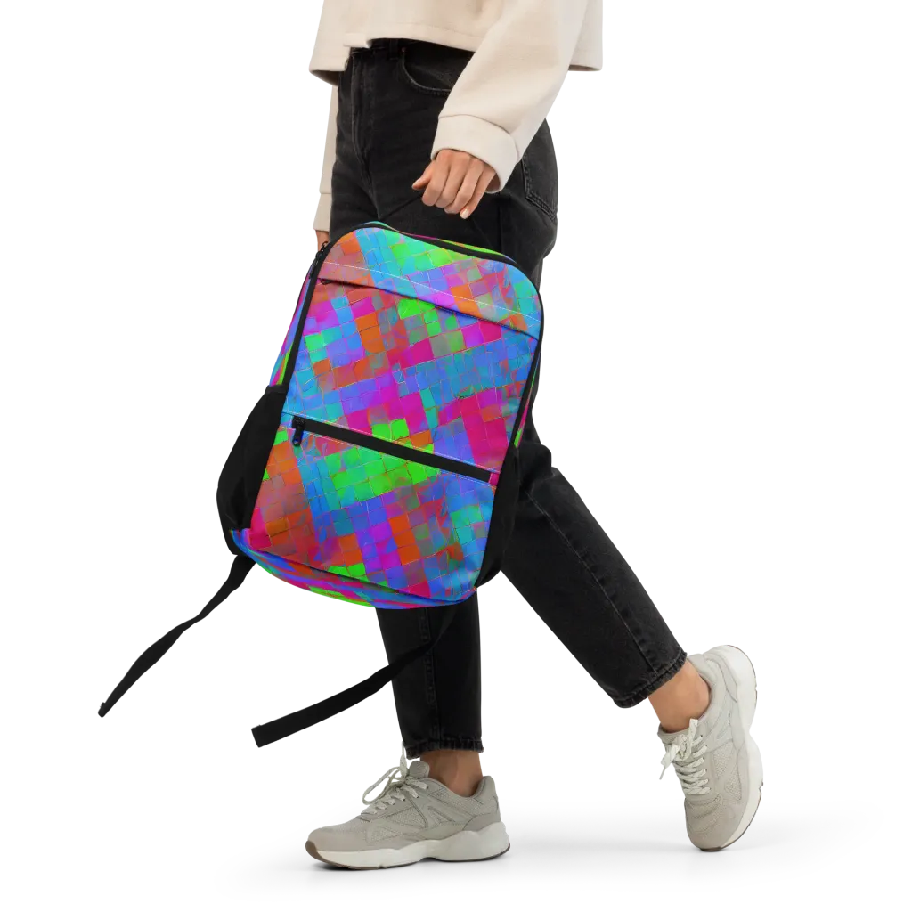 Chromatic Tapestry on Utility Backpack — Front