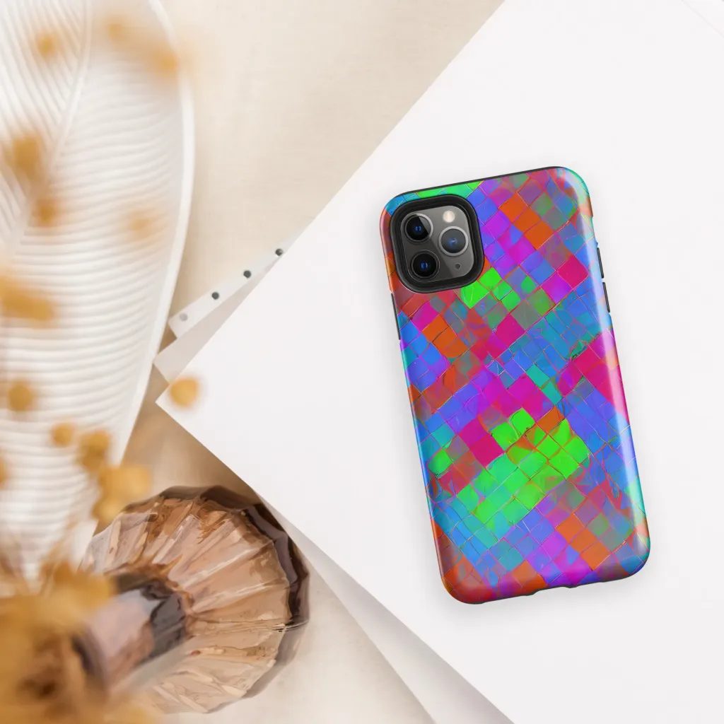 Chromatic Tapestry on Tough Case for iPhone® — Front