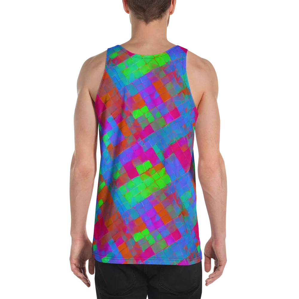 Chromatic Tapestry on Men's Tank Top — Back