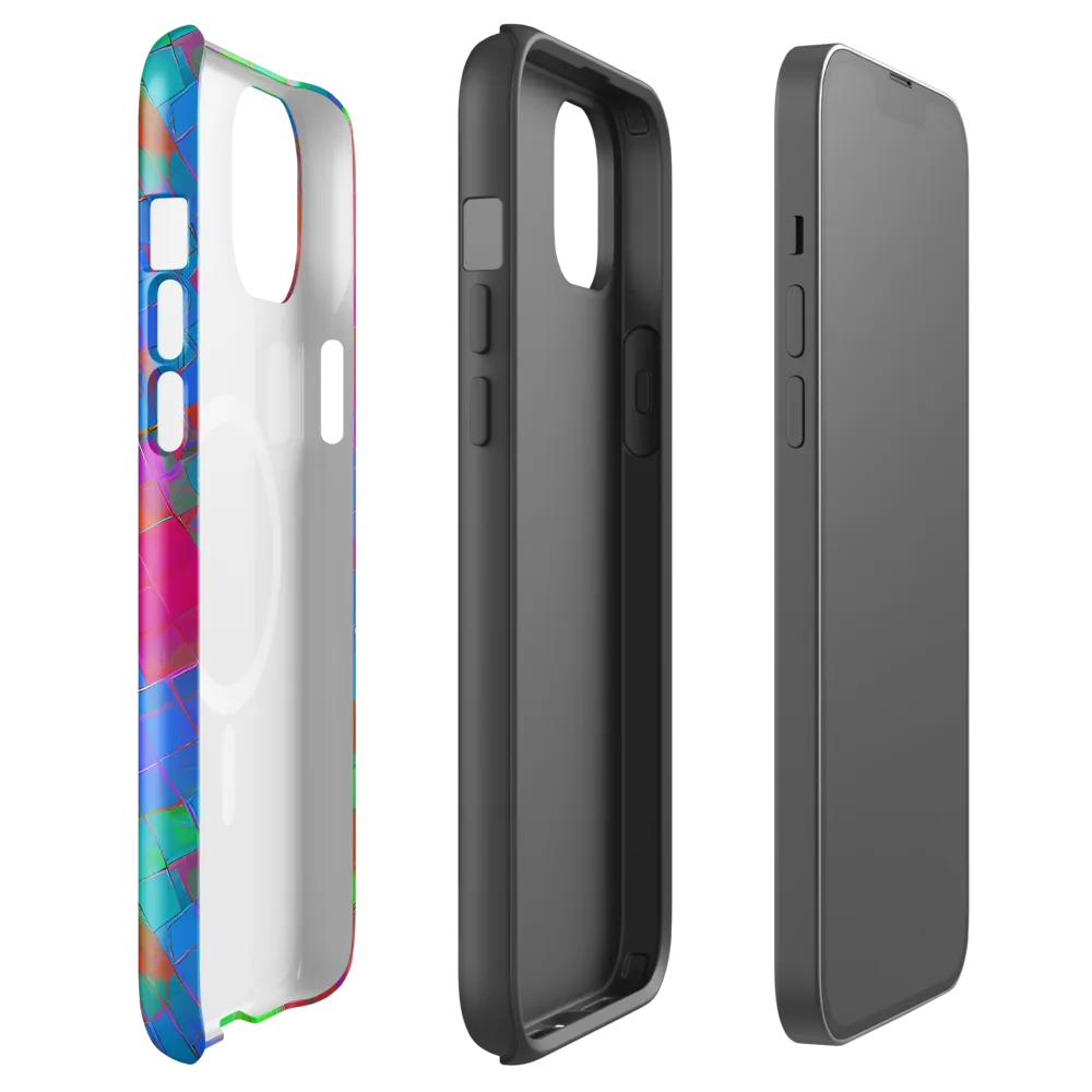 Chromatic Tapestry on MagSafe Tough Case for iPhone® — Front