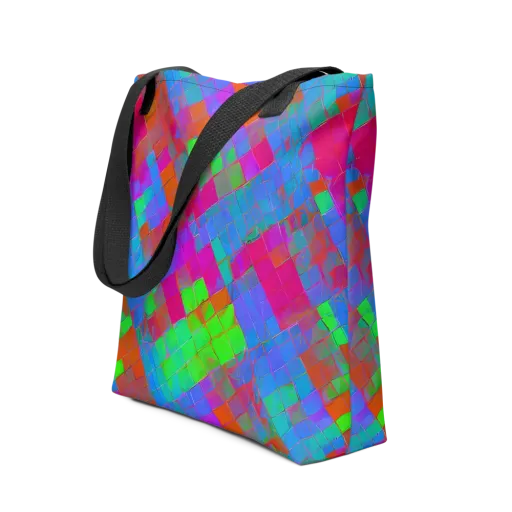 Chromatic Tapestry on a Tote Bag