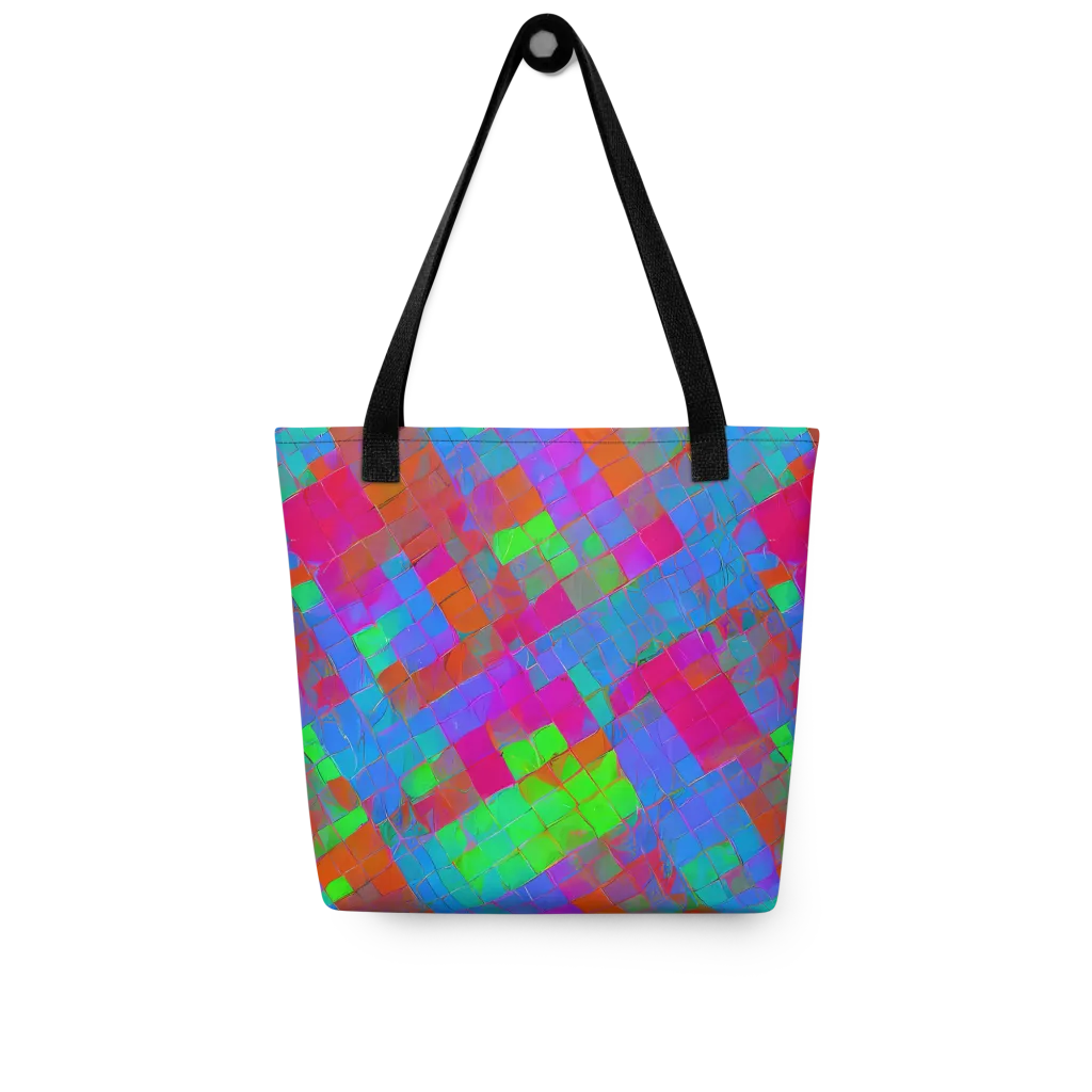 Chromatic Tapestry on Tote Bag — Front