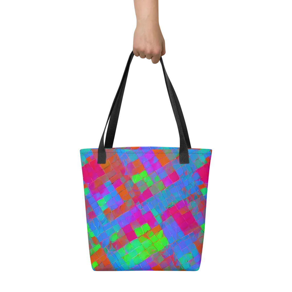 Chromatic Tapestry on Tote Bag — Front