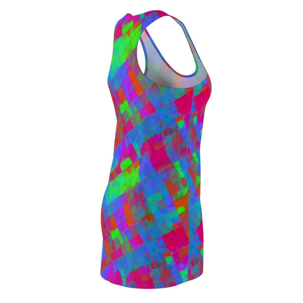 Chromatic Tapestry on Racerback Dress — Back Side