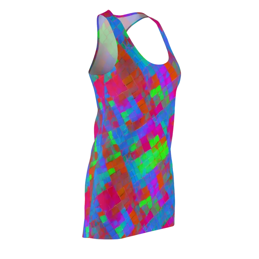 Chromatic Tapestry on Racerback Dress — Front Side