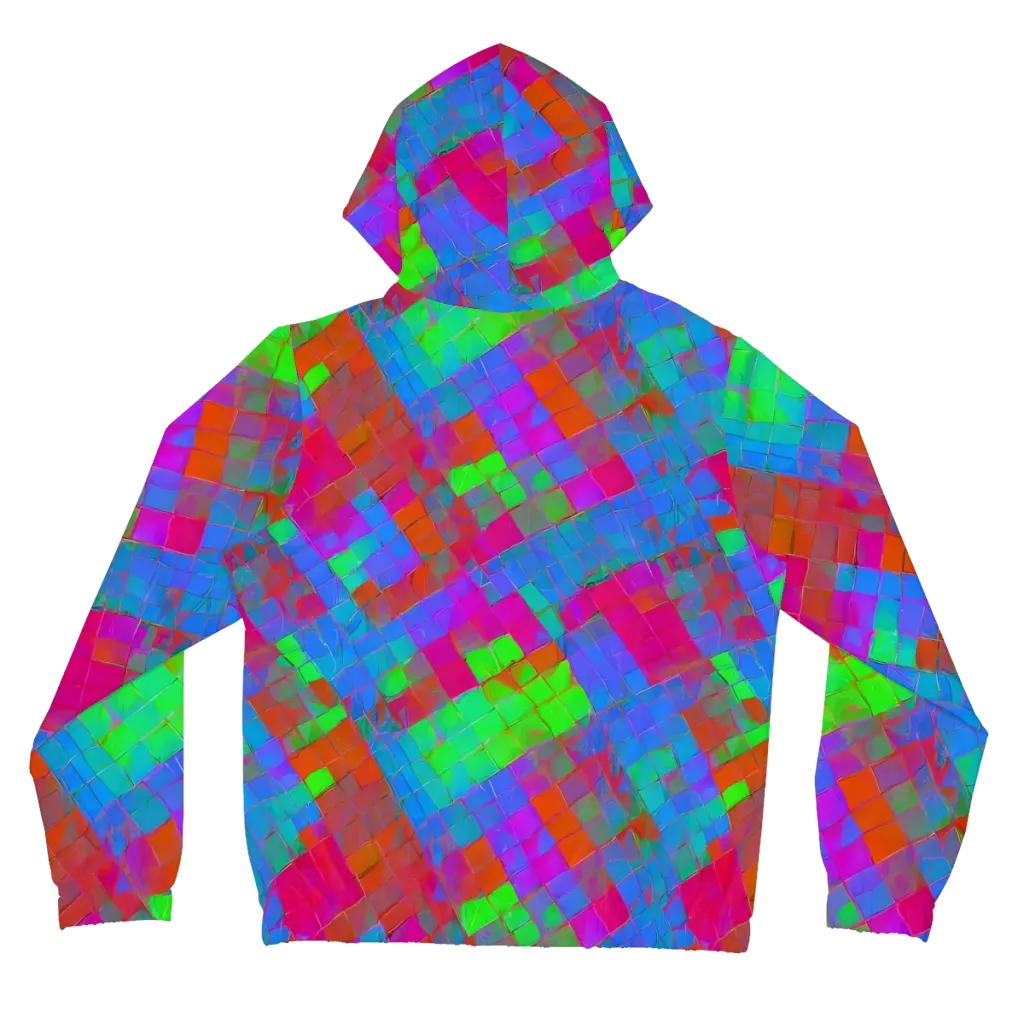 Chromatic Tapestry on Women's Full-Zip Hoodie — Back