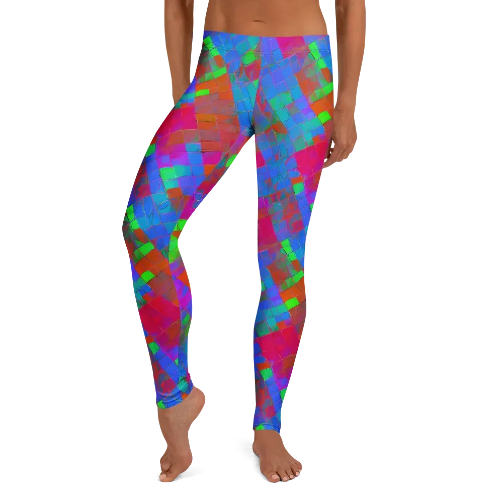 Chromatic Tapestry on Leggings — Front