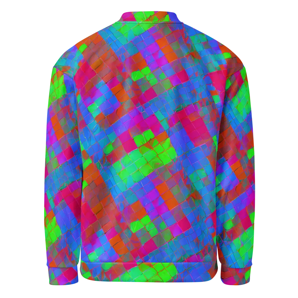 Chromatic Tapestry on Bomber Jacket — Back
