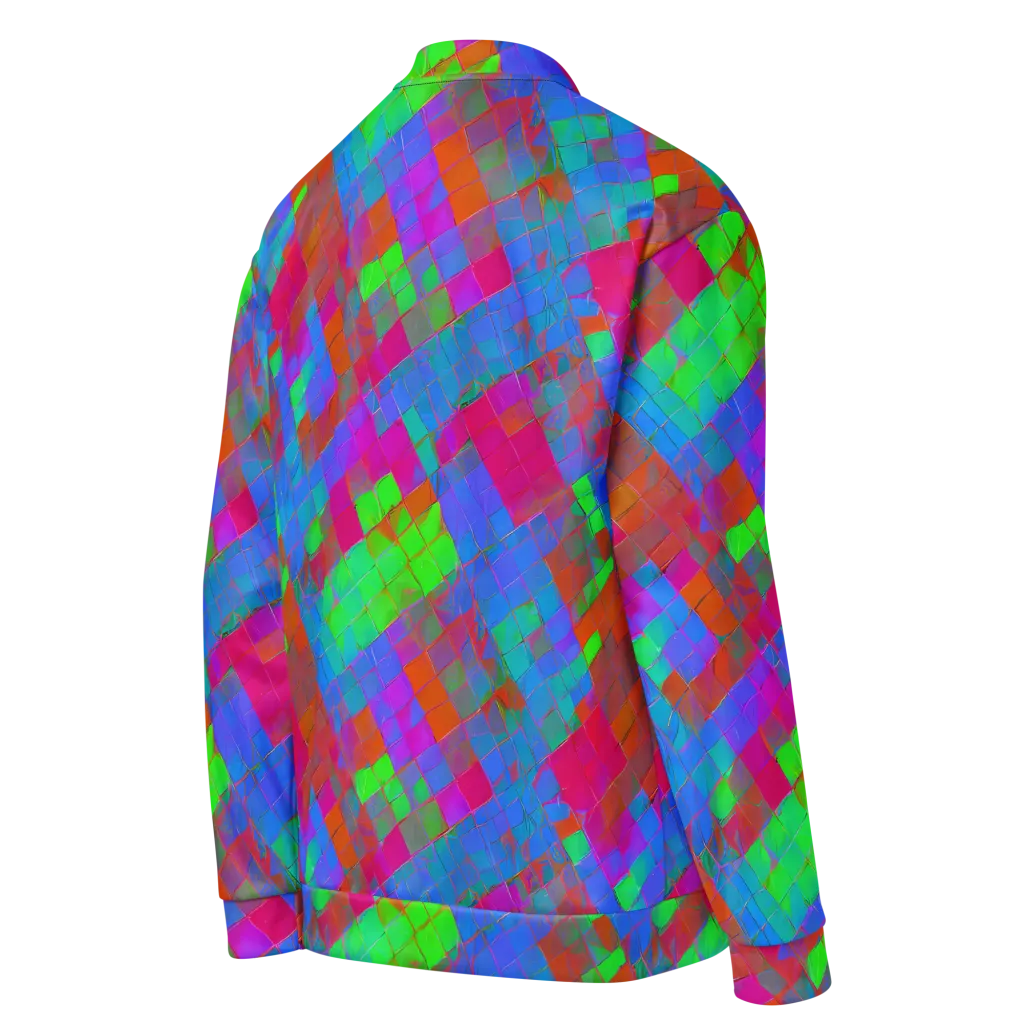 Chromatic Tapestry on Bomber Jacket — Right Back