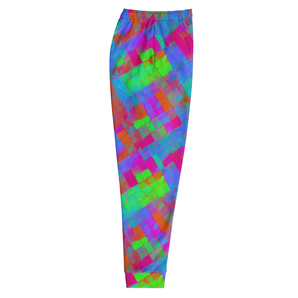 Chromatic Tapestry on Men's Joggers — Right