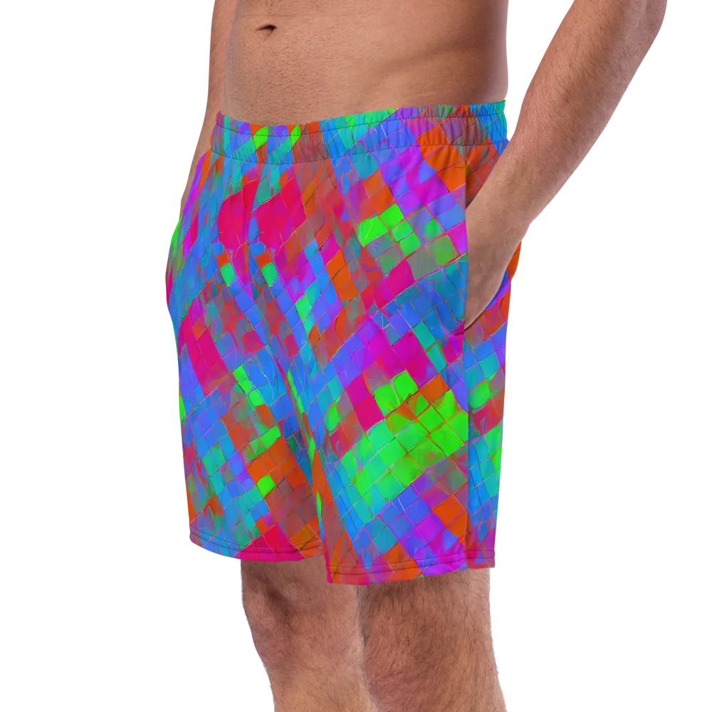 Chromatic Tapestry on Swim Trunks — Left Front