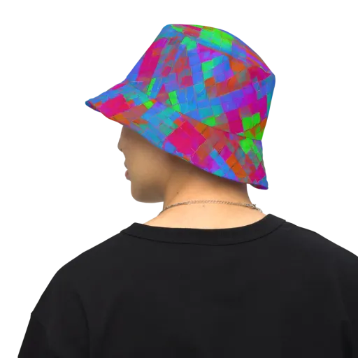 Chromatic Tapestry on a Reversible Bucket Hat