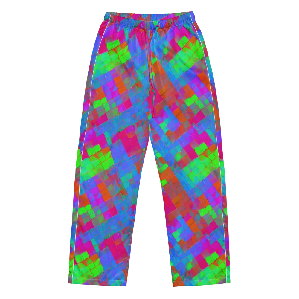 Chromatic Tapestry on Women's Pajama Pants — Front