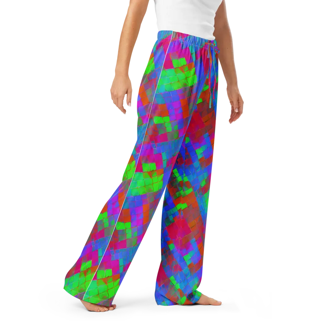 Chromatic Tapestry on Women's Pajama Pants — Right Front