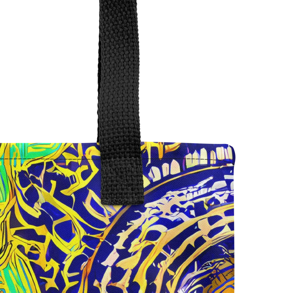 Cobalt Plumage on Tote Bag — Product details