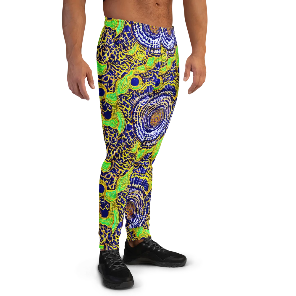Cobalt Plumage on Men's Joggers — Right
