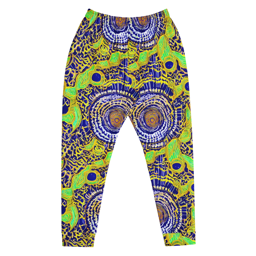 Cobalt Plumage on Men's Joggers — Front