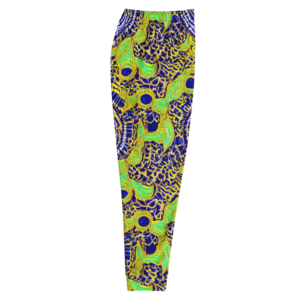 Cobalt Plumage on Men's Joggers — Right