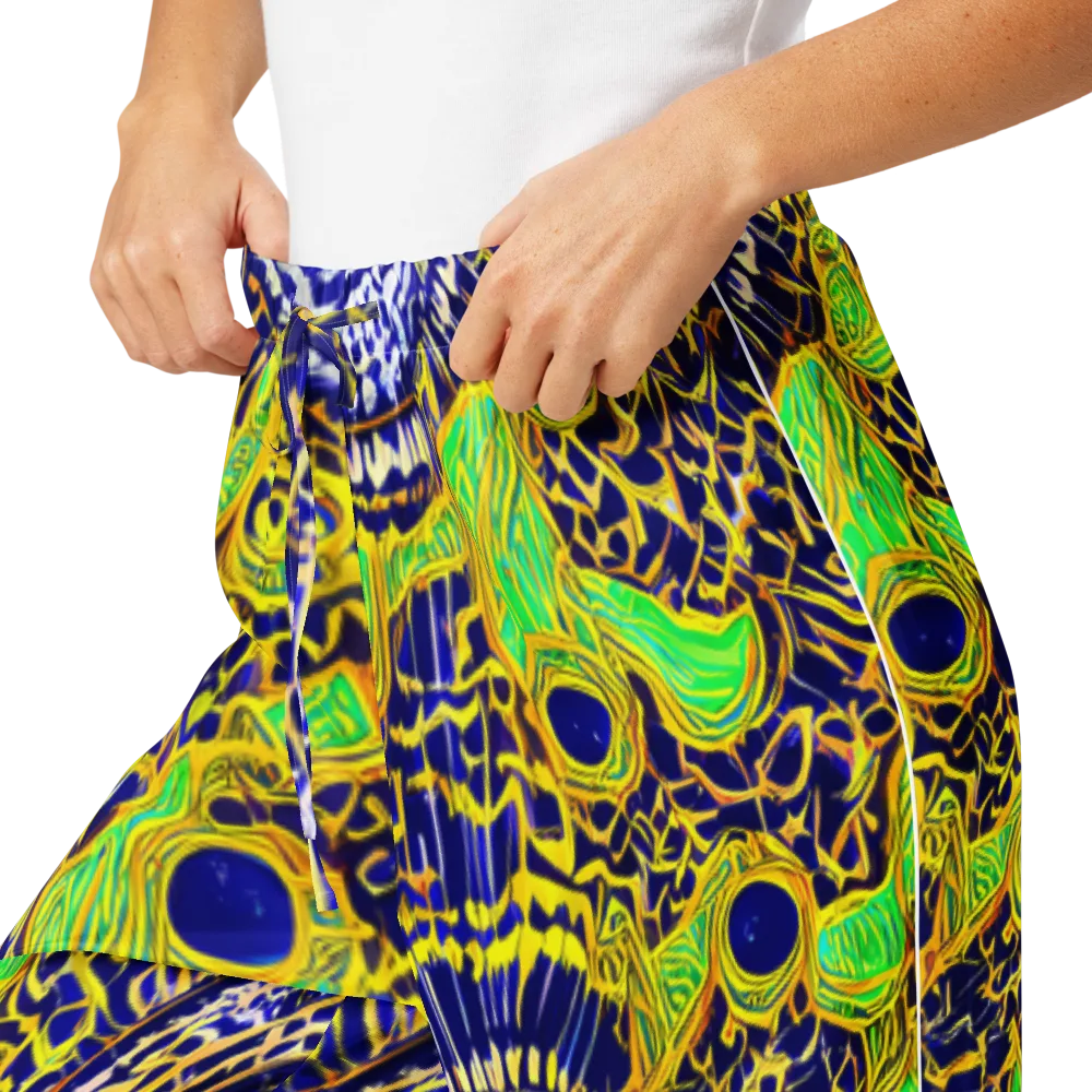 Cobalt Plumage on Women's Pajama Pants — Product details