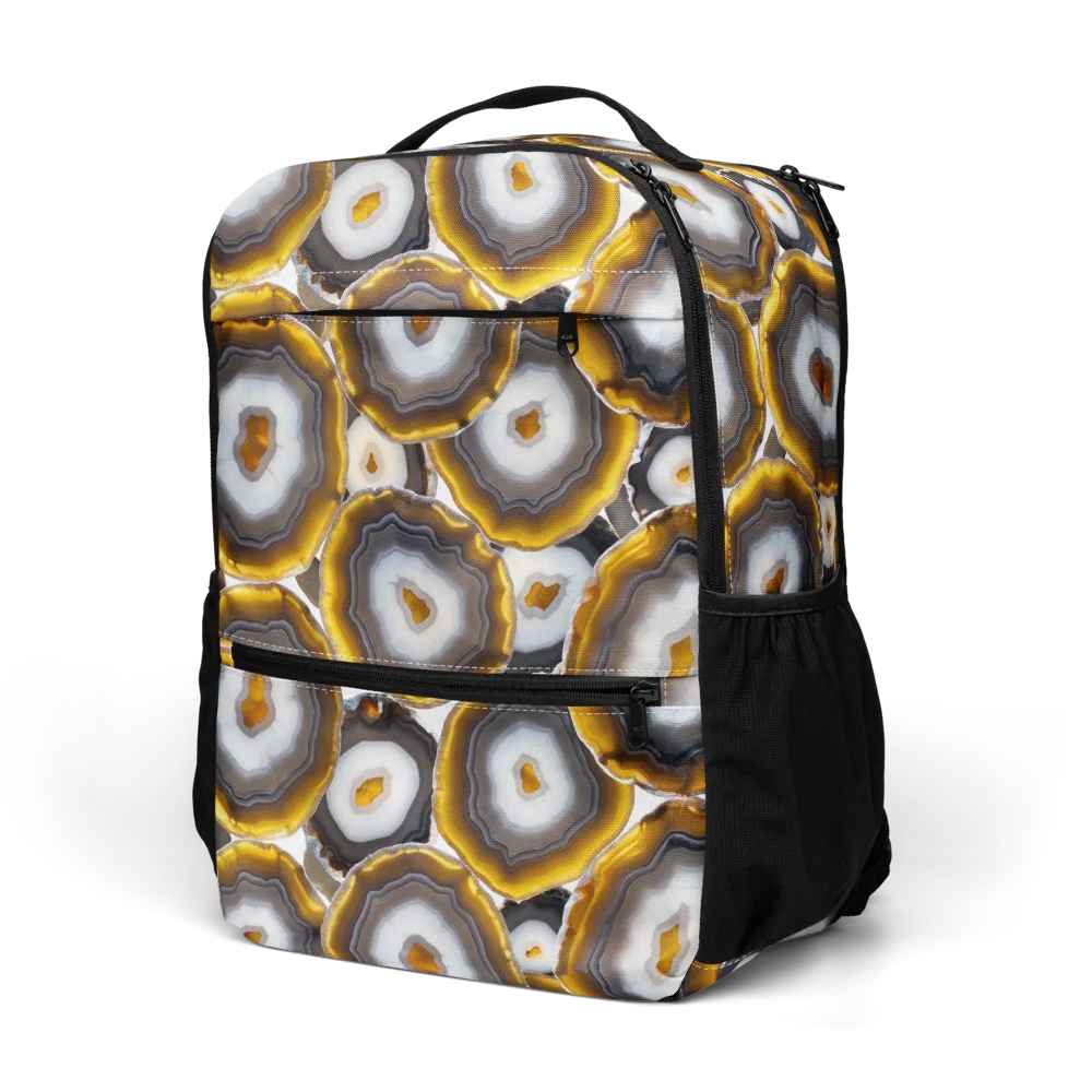 Sunlit Strata on Utility Backpack — Left Front