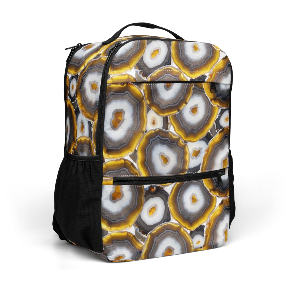 Sunlit Strata on Utility Backpack — Right Front