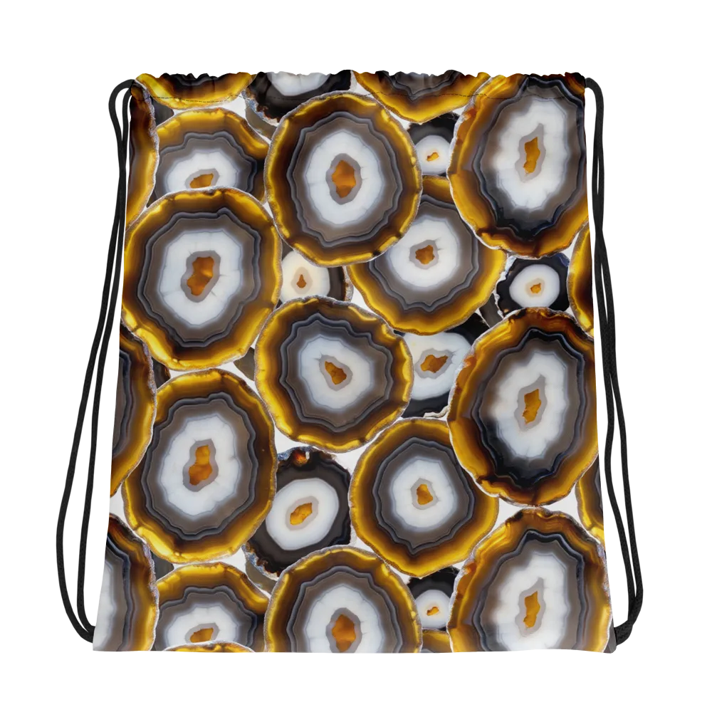 Sunlit Strata on Drawstring Bag — Photo