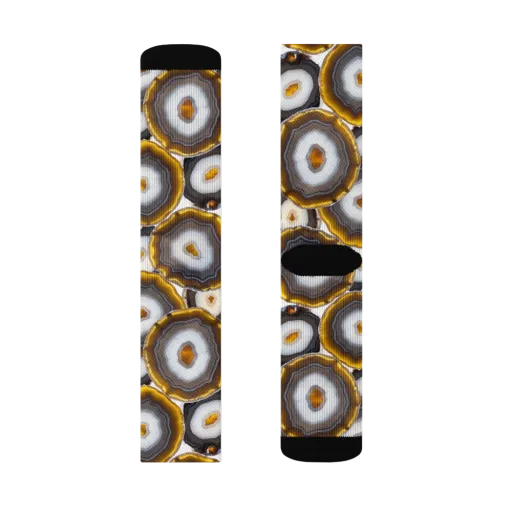 Sunlit Strata on a Socks