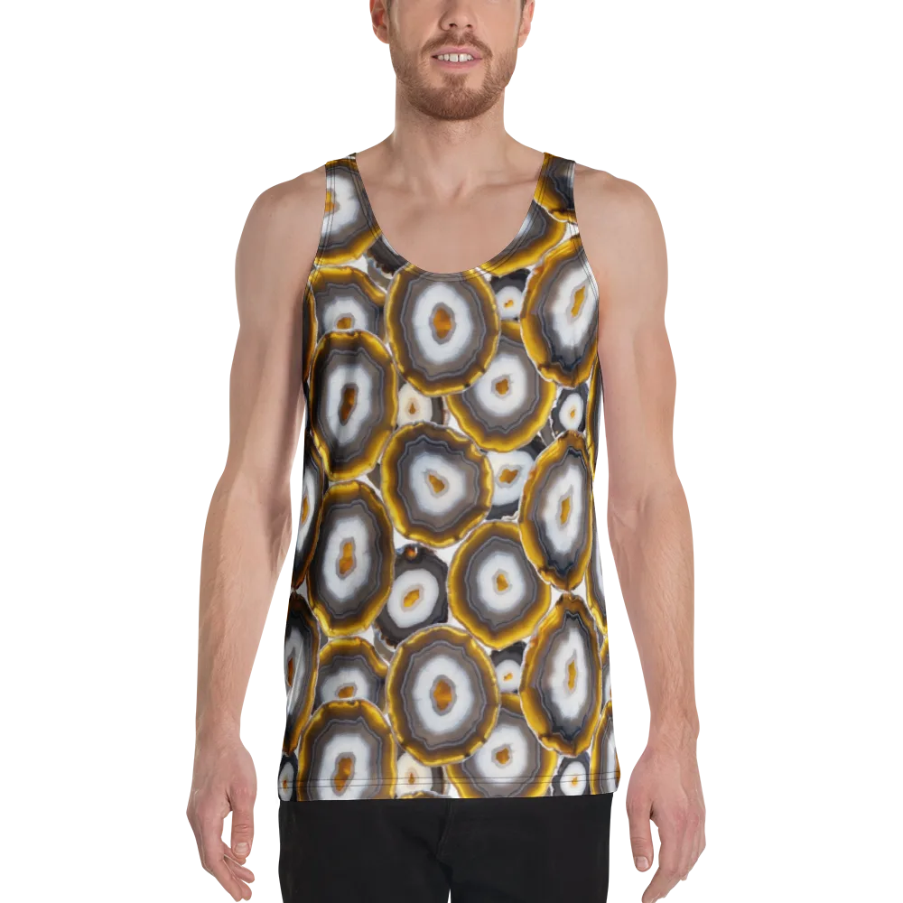 Sunlit Strata on Men's Tank Top — Front