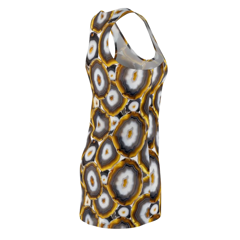 Sunlit Strata on Racerback Dress — Back Side