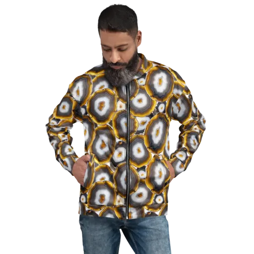 Sunlit Strata on a Bomber Jacket
