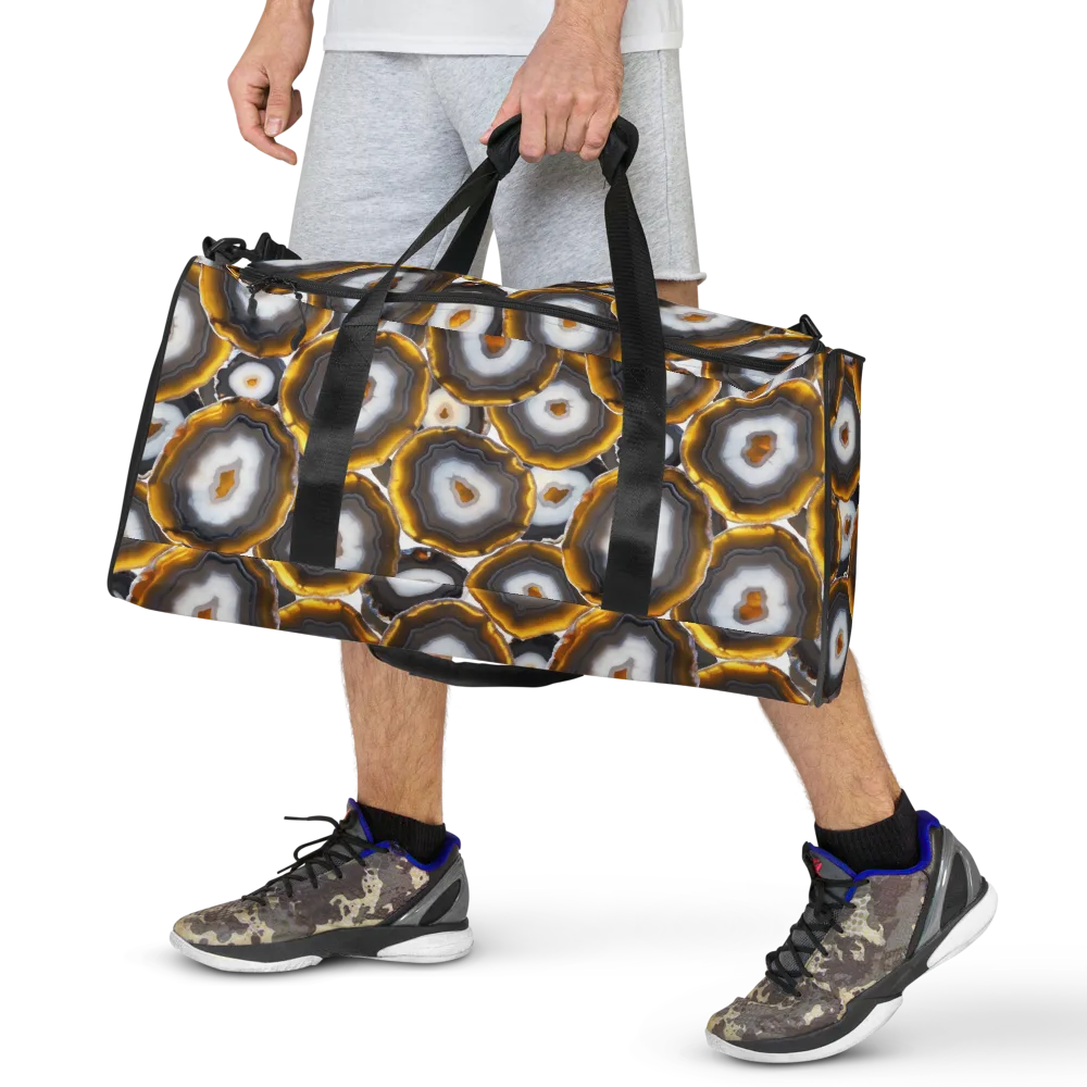 Sunlit Strata on Duffle Bag — Front