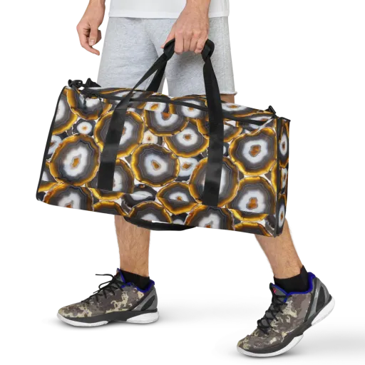 Sunlit Strata on a Duffle Bag