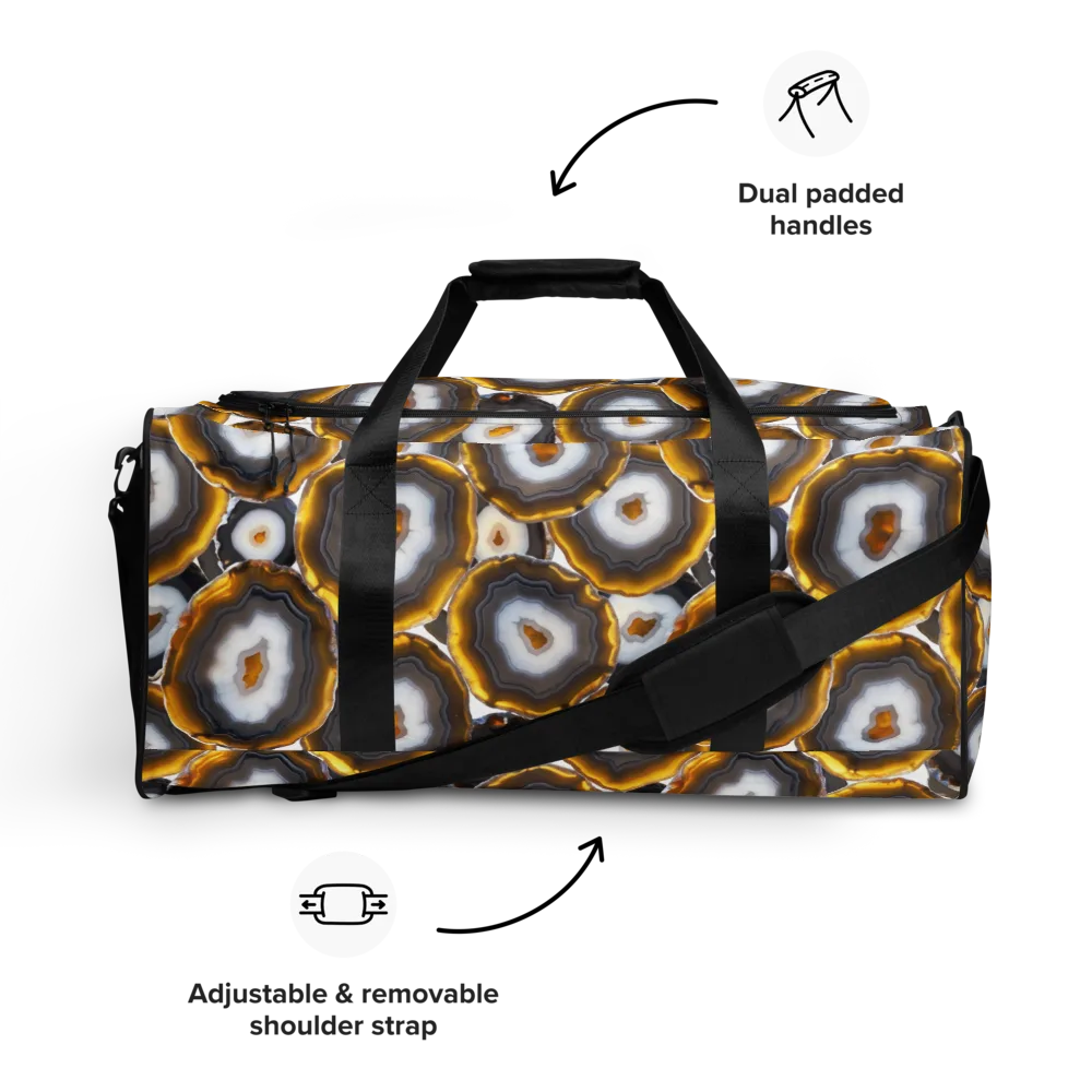 Sunlit Strata on Duffle Bag — Front