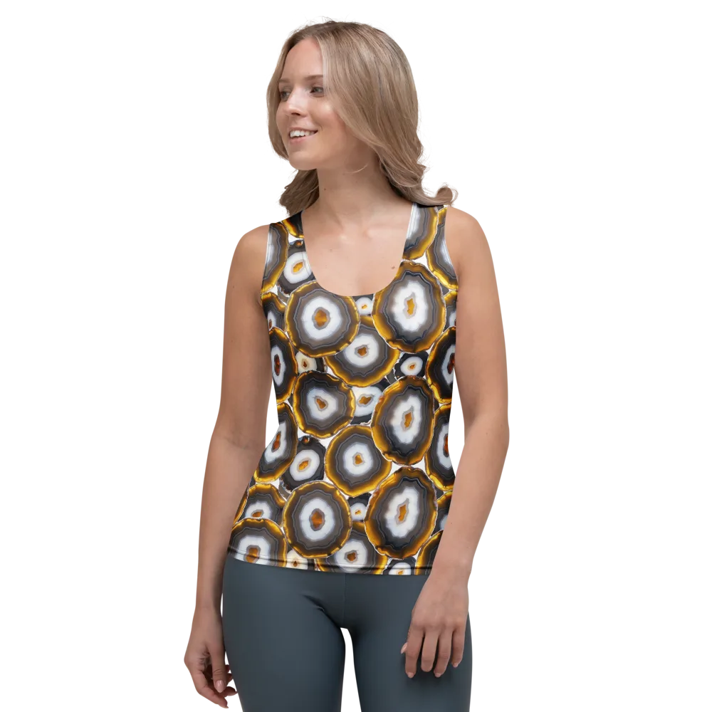 Sunlit Strata on Women's Tank Top — Front