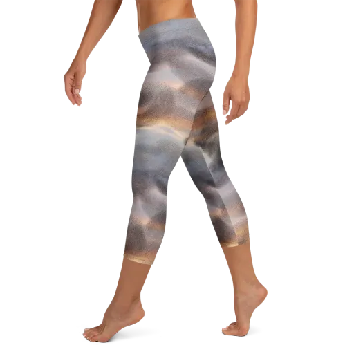 Embercloud Drift on a Capri Leggings