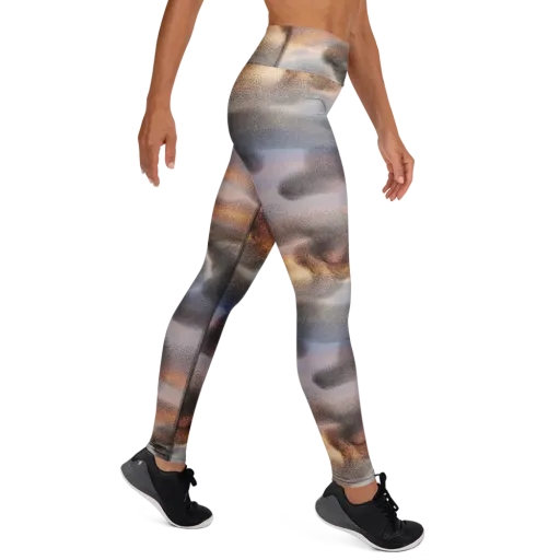 Embercloud Drift on a Yoga Leggings