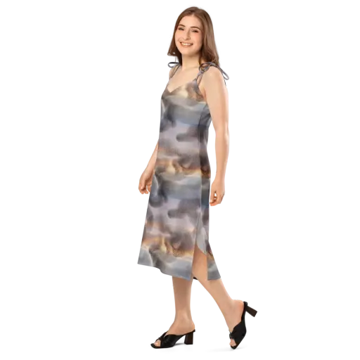 Embercloud Drift on a Slip Dress