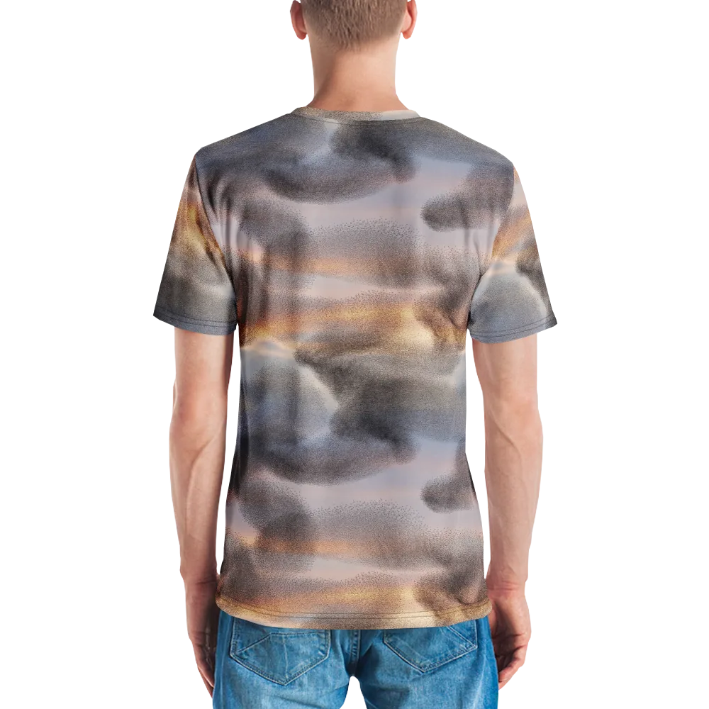 Embercloud Drift on Men's Crew Neck T-Shirt — Back